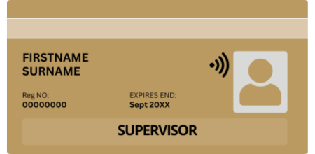 CSCS Gold Supervisor Card